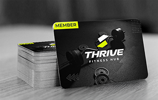 Membership plastic card printing by CardPrinting.com